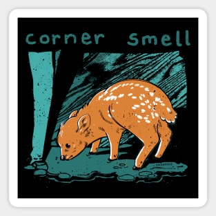 Corner Smell (For dark background) Magnet